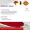 Balaji Shanku Chakra Namam Set Flax Fur Yarn Wool Tirupati Balaji Tilak Cutouts with Canvas Base Indian Traditional Lordvishnu Puja Backdrop Decoration Cutout for Pooja Wedding Decor Housewarming Gift